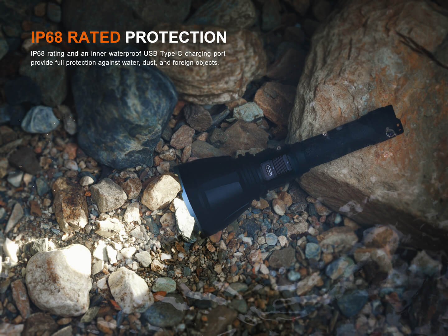 Fenix HT18R V2 Long-Range Hunting Flashlight