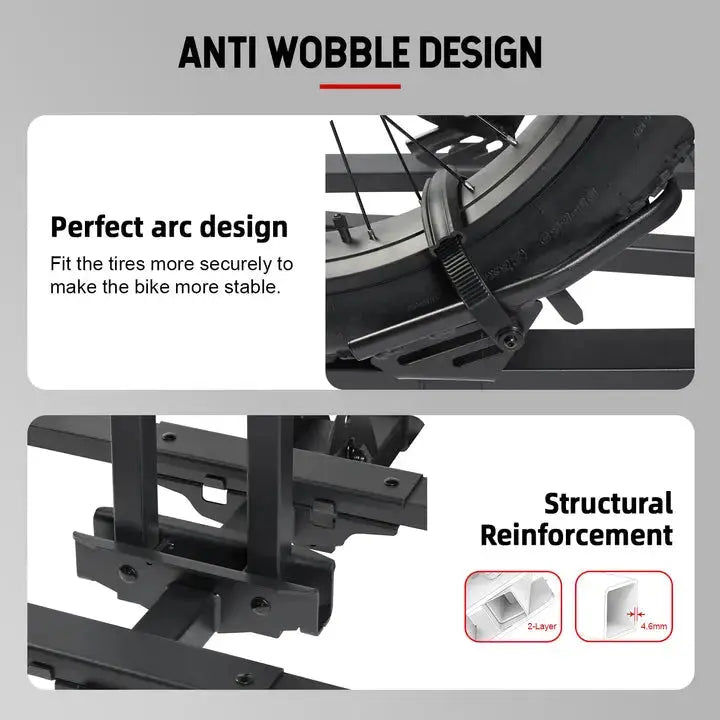 Young Electric FELLOW Foldable Hitch eBike Rack | 2’’ Receiver, 200 LBS Capacity (Open Box)