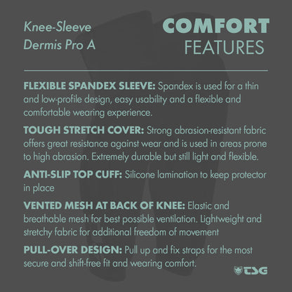 TSG - Knee-Sleeve Dermis Pro A - Black