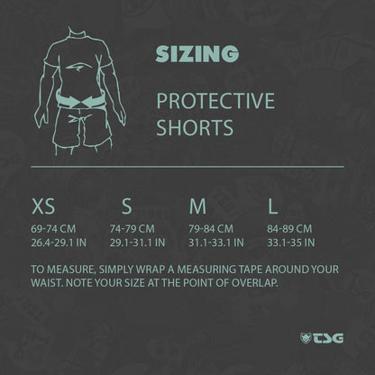 TSG -  Protective Shorts for Women- Crash Pant Carna - Black