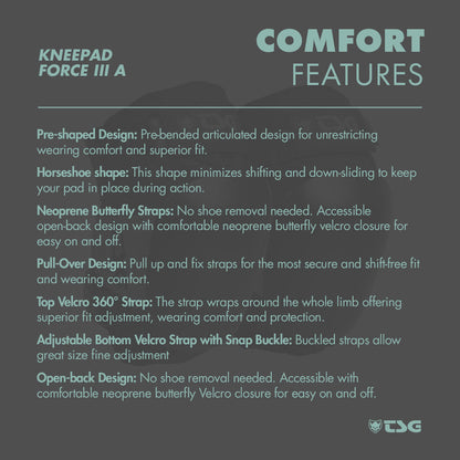 TSG - Kneepad Force III A (Skate Knee Pads)