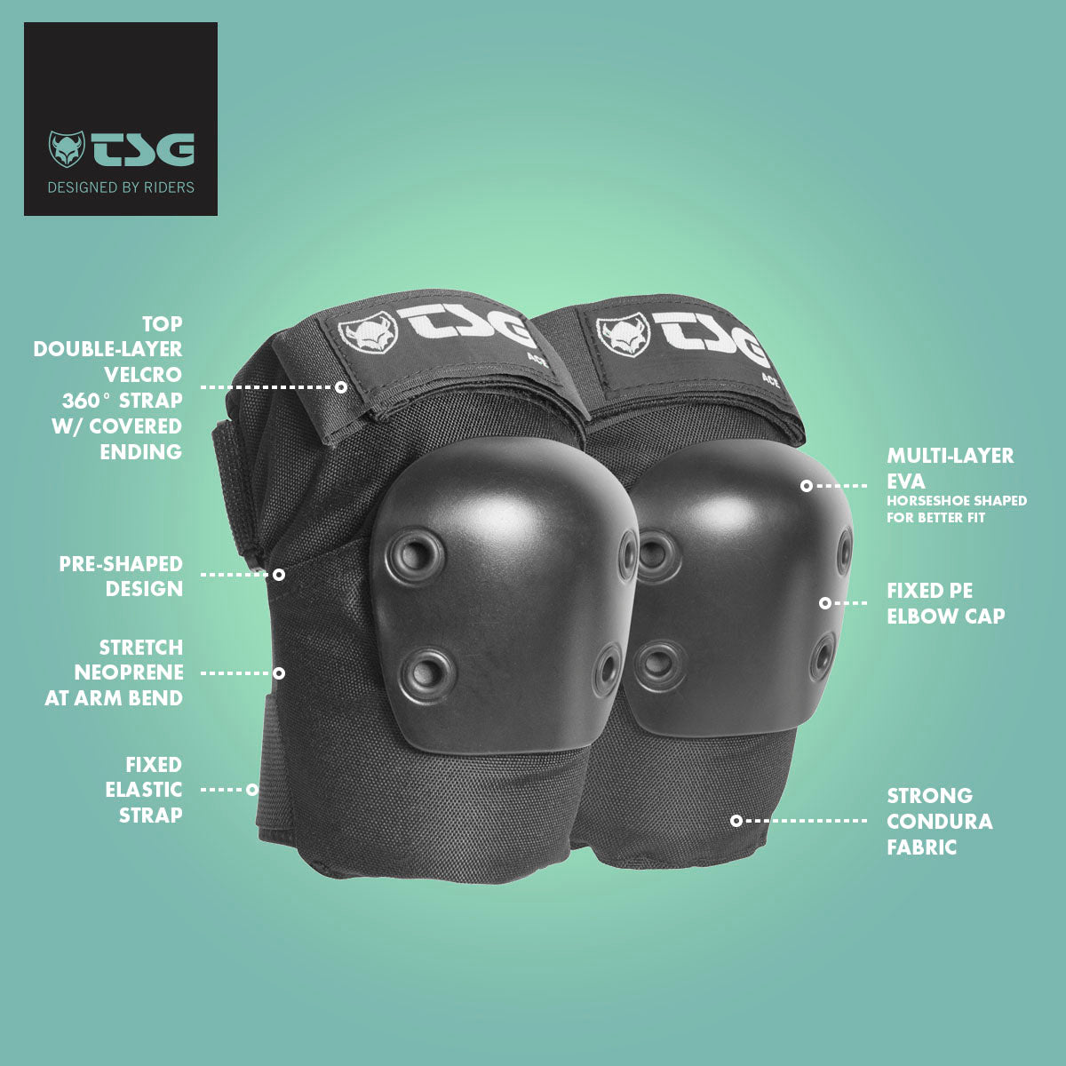TSG - Elbowpad Ace (Skate Elbow Pads)