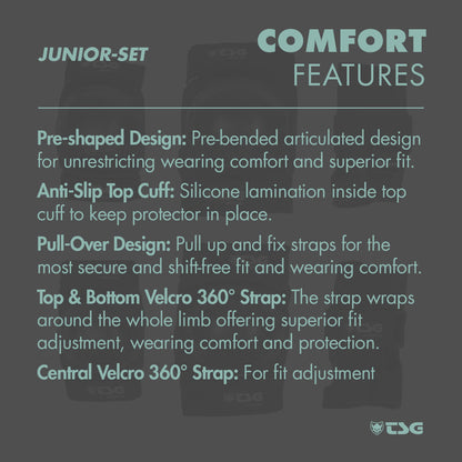 TSG - Junior-Set (Skate Pad Set)