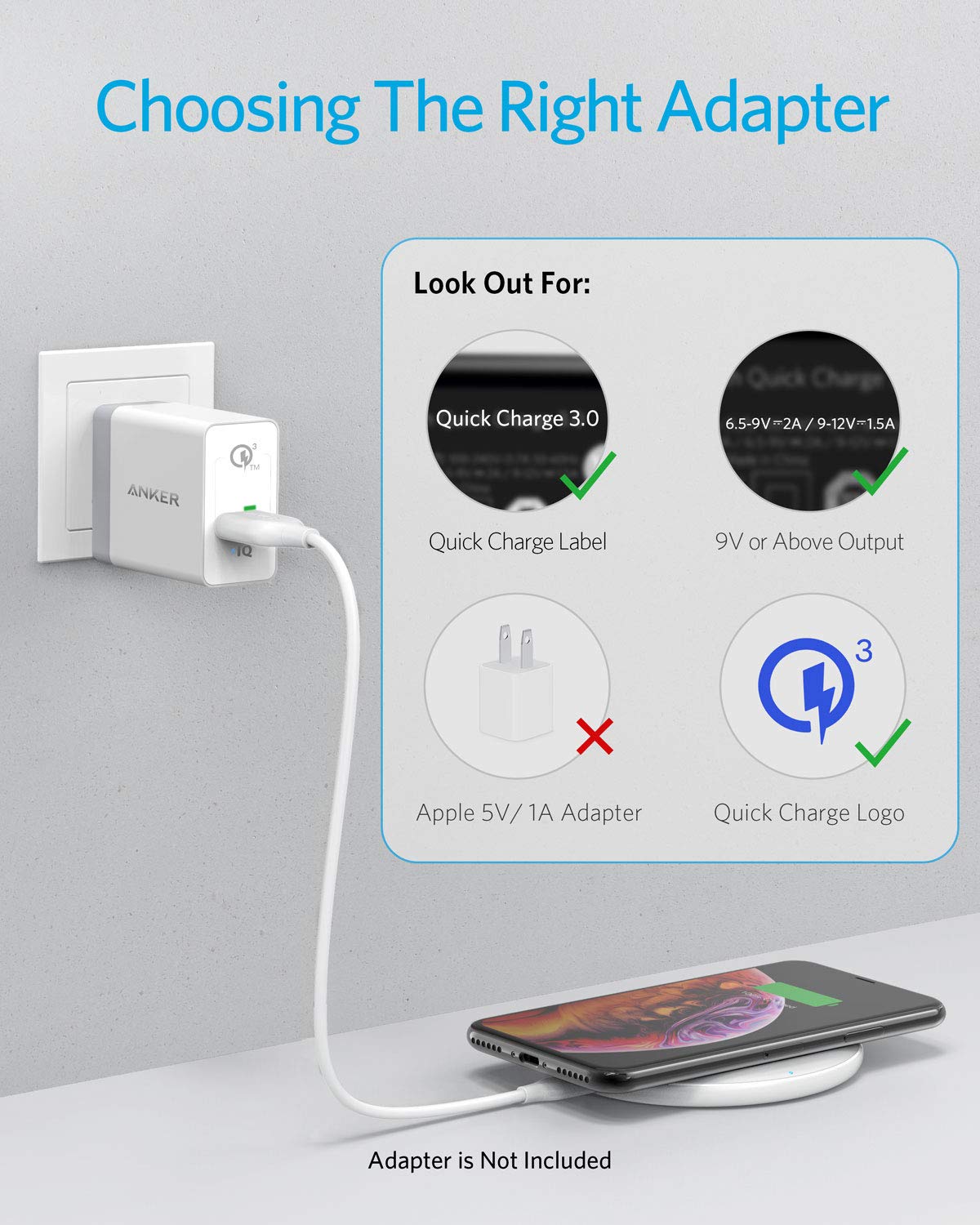 Anker 313 Wireless Charger (Pad)