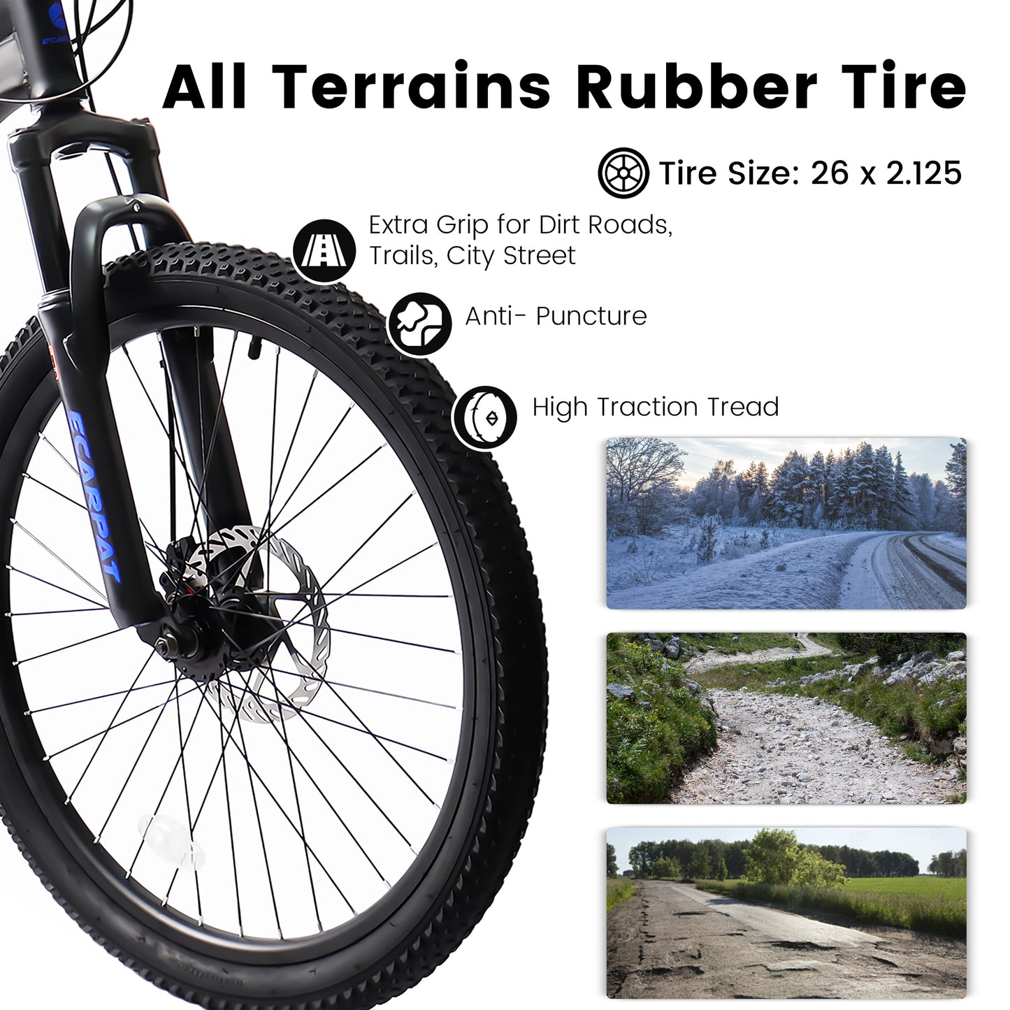 Mountain Bike – TrailX 26” | Full Suspension | 21-Speed | Black