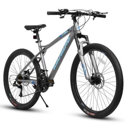 Mountain Bike – RidgeLine 26” | Hardtail | 21-Speed | Blue-Grey