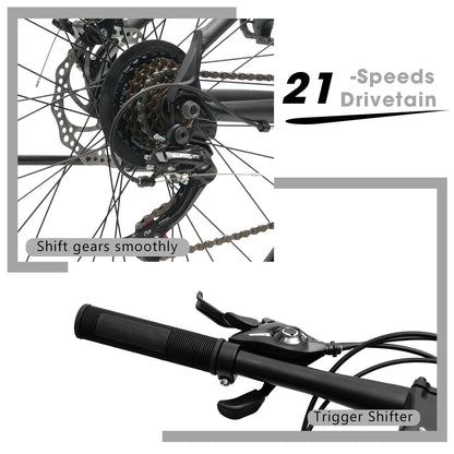 Mountain Bike – AllTrail 26” | Hardtail | 21-Speed | Black