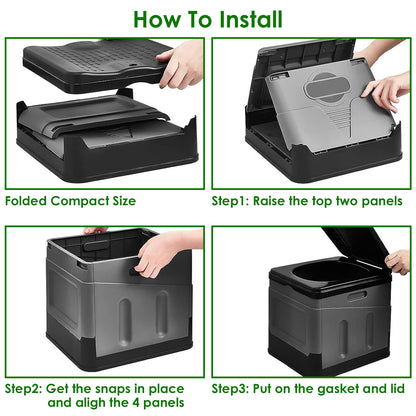Portable Toilet For Car Camping Boating Hiking Outdoor