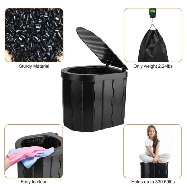 Foldable Emergency Toilet Portable
