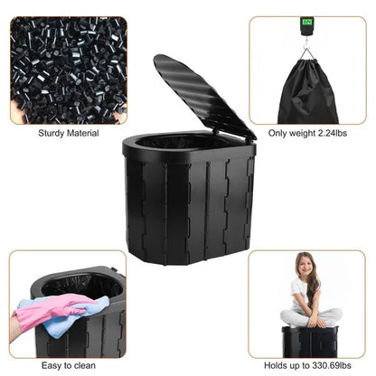 Foldable Emergency Toilet Portable