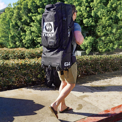 NIXY Three Wheeled Waterproof Paddle Board Backpack