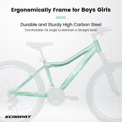 Mountain Bike – TrailLite 26” | Front Suspension | 21-Speed | Green