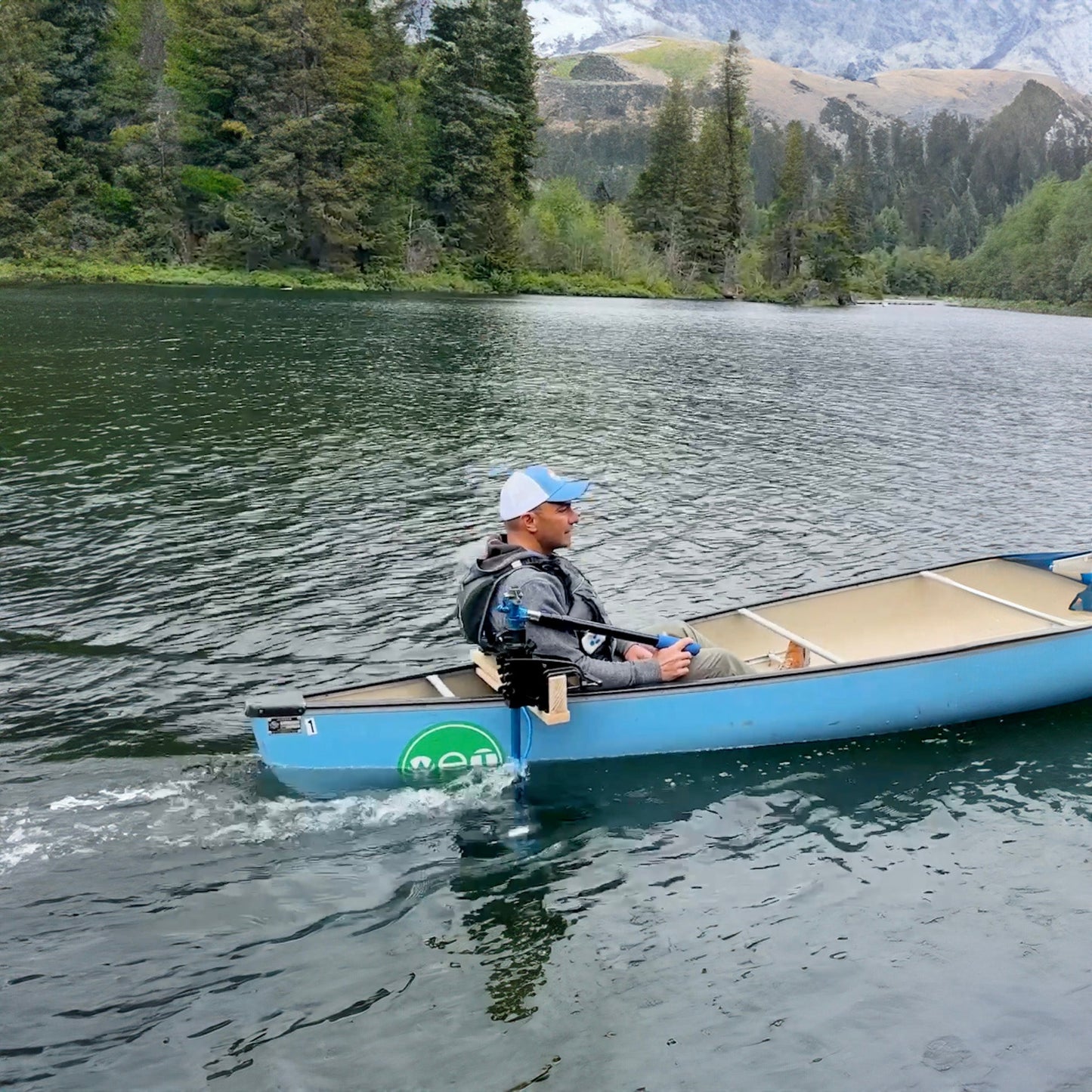 Canoe Motor Mounting Plate