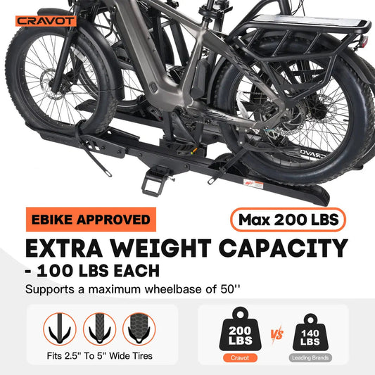CRAVOT CyberRack E2 Plus Hitch Bike Rack