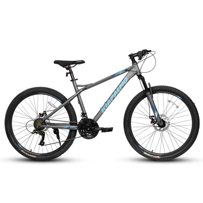 Mountain Bike – RidgeLine 26” | Hardtail | 21-Speed | Blue-Grey