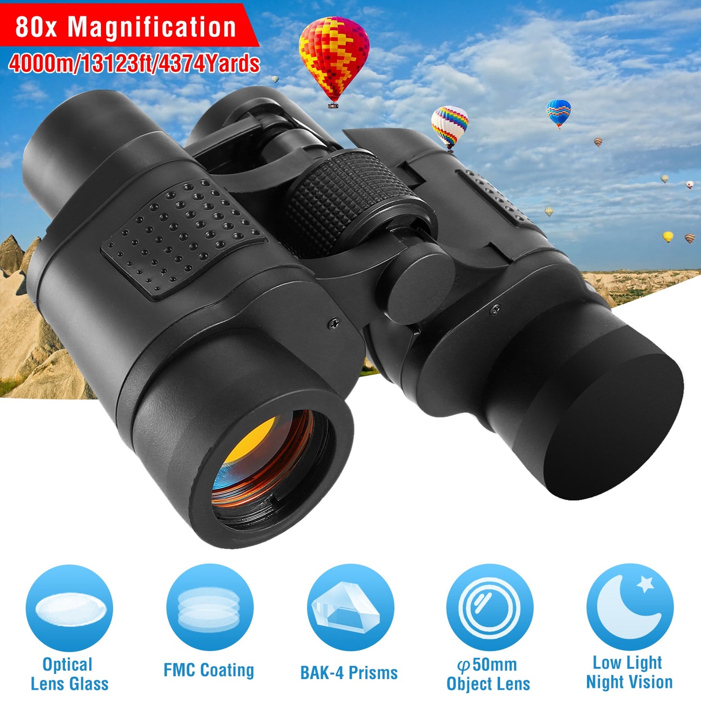 Binoculars – HD Lens | Low-Light Viewing