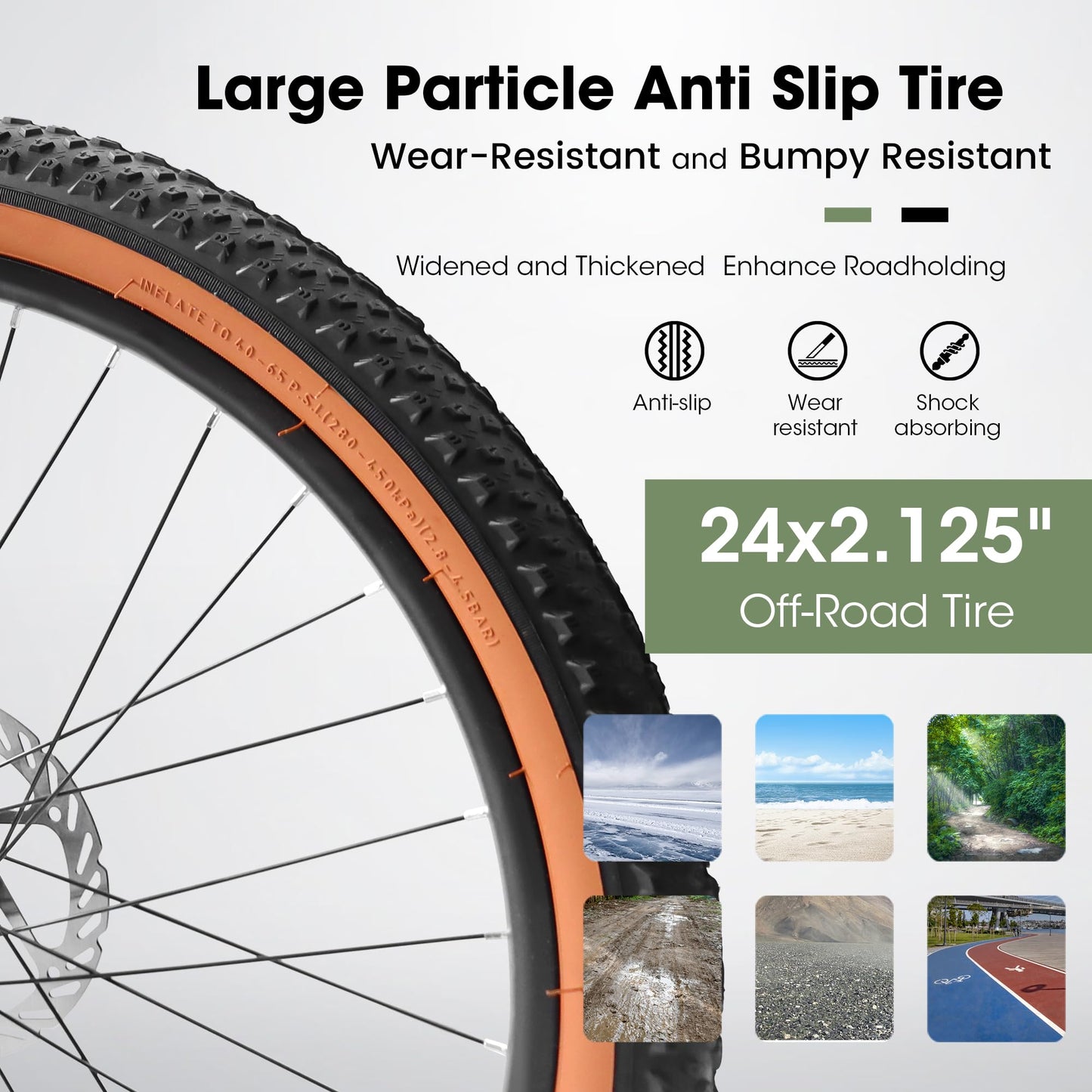 Mountain Bike – TrailLite 24” | Hardtail | 21-Speed | Green