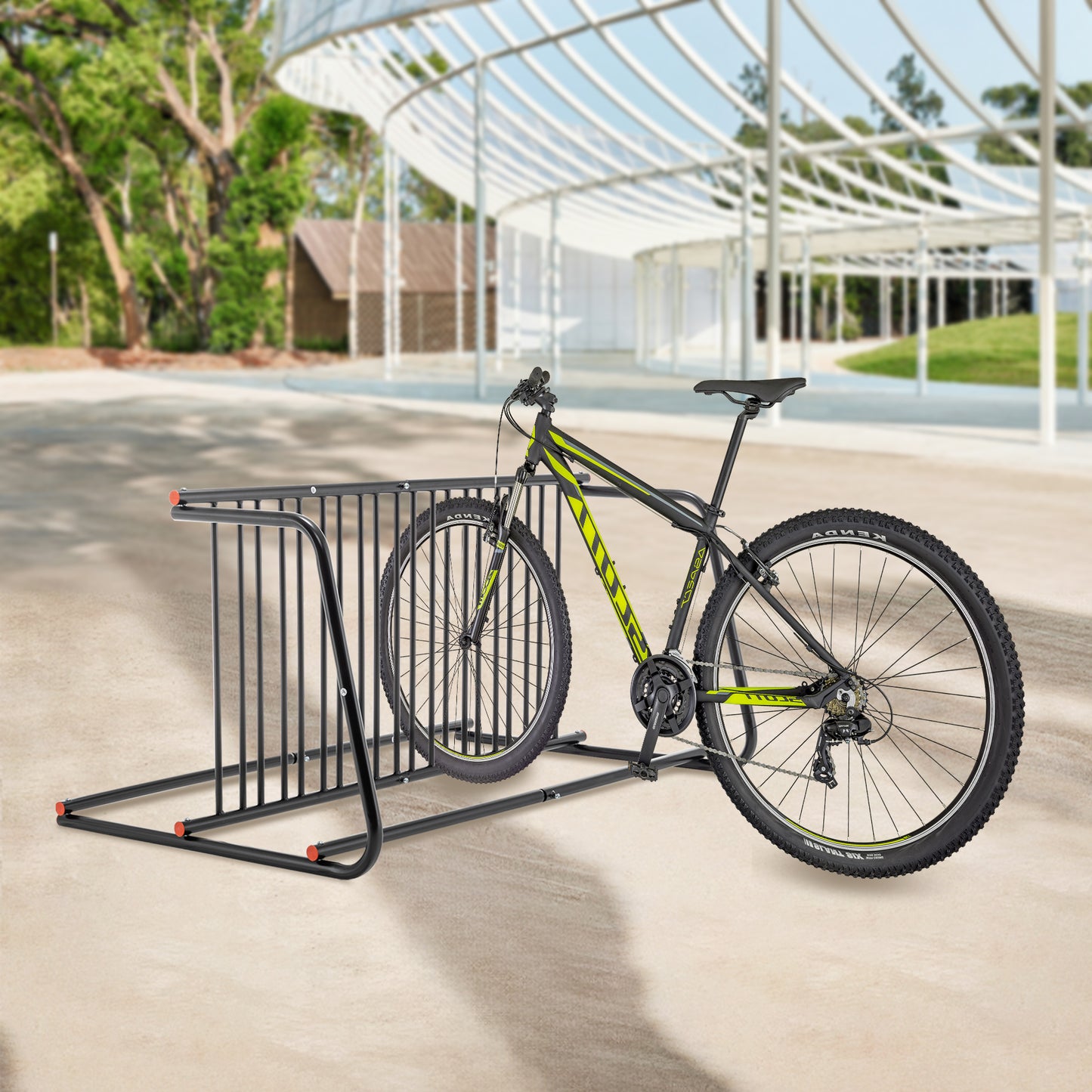 Bike Storage Rack – 10 Bike Capacity | Heavy-Duty Steel