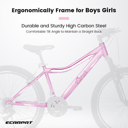 Mountain Bike – TrailLite 26” | Front Suspension | 21-Speed | Pink