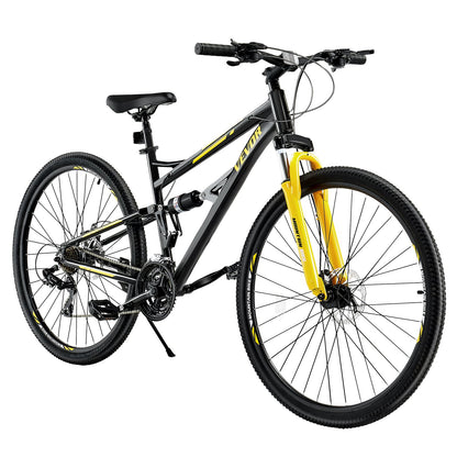 Mountain Bike – TrailMax 29” | Full Suspension | 24-Speed | Black