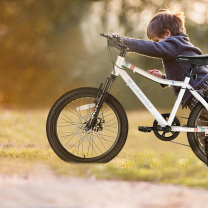 Kids Mountain Bike – TrailKid 20” | Front Suspension | 7-Speed | White