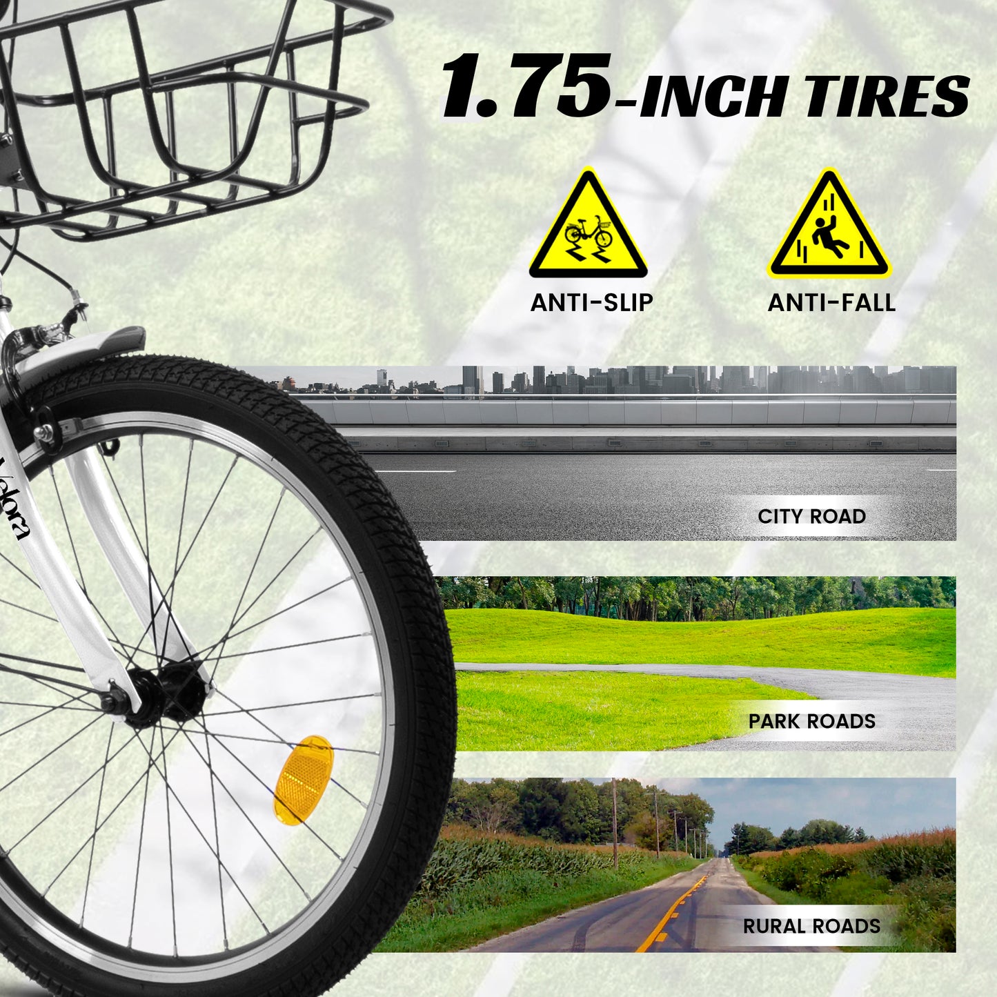 Kids Bike – CityCruze 20” | Coaster Brake | Single Speed | White