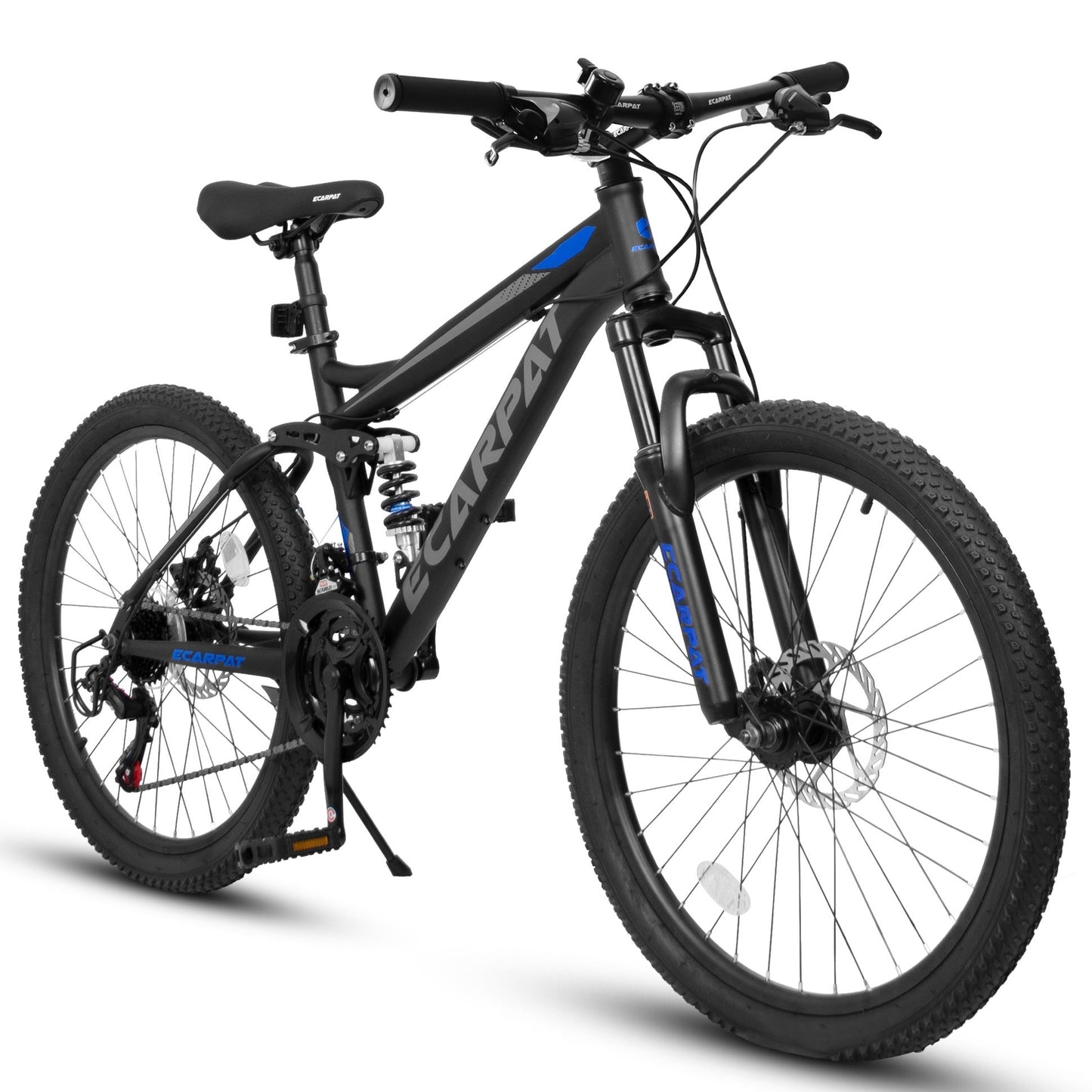 Mountain Bike – TrailX 27.5” | Full Suspension | 21-Speed | Black Blue 2