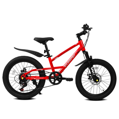 Kids Mountain Bike – TrailKid 20” | Front Suspension | 7-Speed | Red