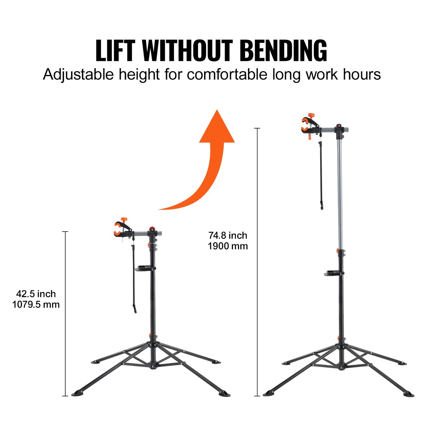 Bike Repair Stand – 80 lb Capacity | Steel Frame