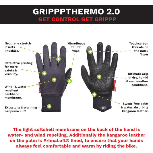 HIRZL - GRIPPP THERMO 2.0 - Bike Gloves