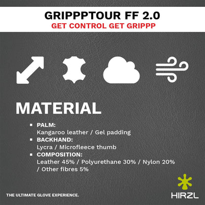 HIRZL - Tour FF 2.0 - Leather Bike Gloves