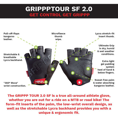 HIRZL - Tour SF 2.0 - Leather Bike Gloves